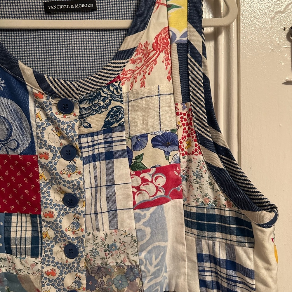 Patchwork Sleeveless vest one of a kind made from Carmel, CA - Picture 15 of 15